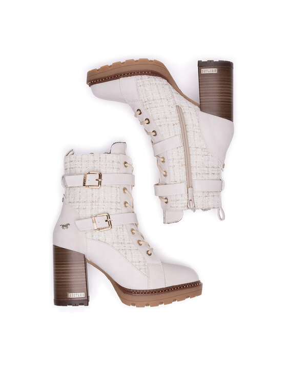 Mustang Mustang Stiefeletten 1505-501 Weiß