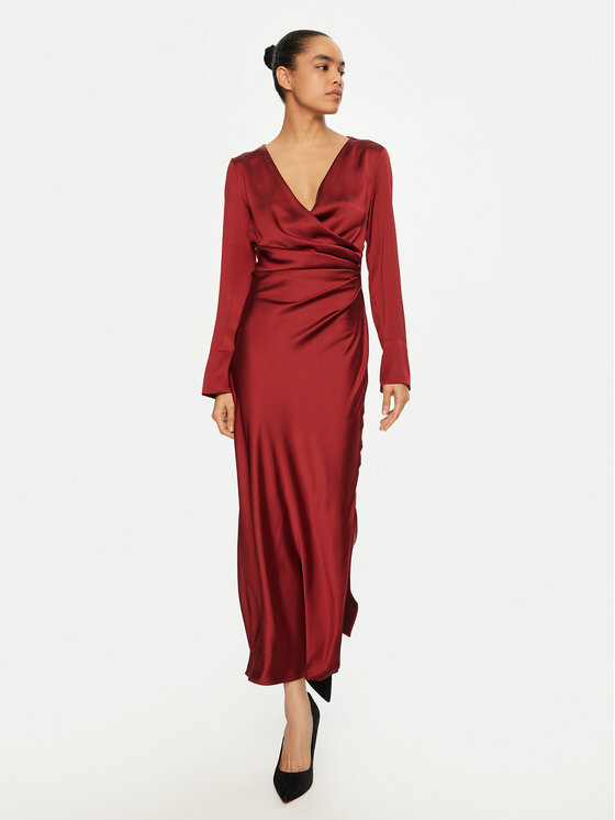 Imperial Imperial Cocktail obleka AFGSIBA Bordo rdeča Regular Fit