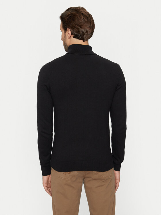 U.S. Polo Assn. U.S. Polo Assn. Dolčevita MUP3798 Crna Slim Fit