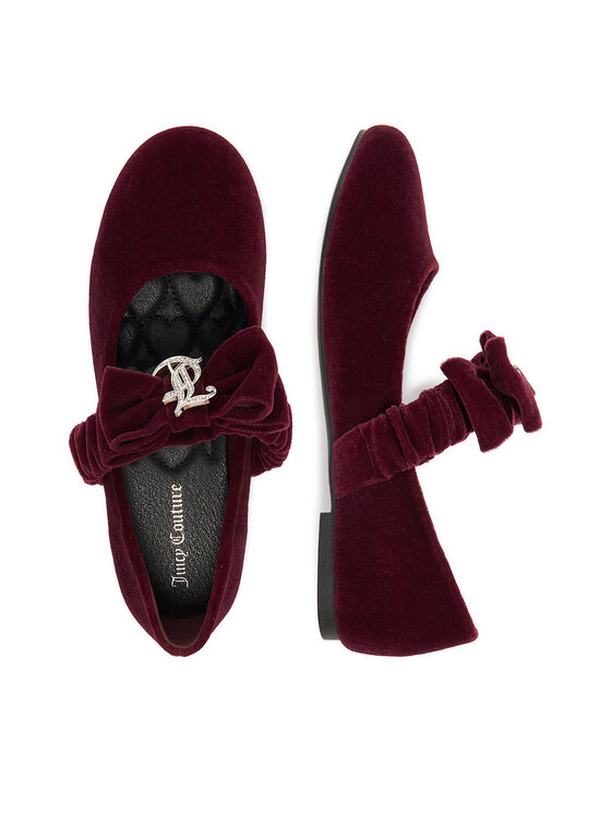 Juicy Couture Juicy Couture Baleriny CEO-CS6515-01 Bordowy
