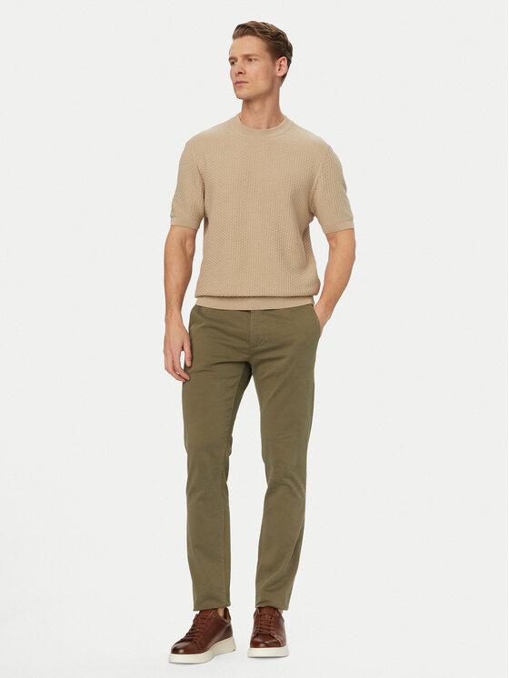 BOSS BOSS Футболка H-Nilton 50560468 Світло-бежевий Regular Fit