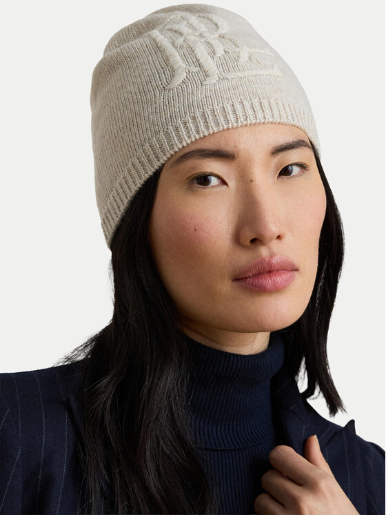 LAUREN RALPH LAUREN LAUREN RALPH LAUREN Шапкa 454P23525002 Світло-бежевий