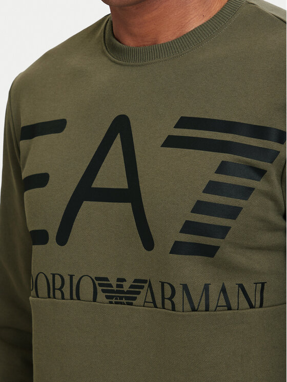 EA7 Emporio Armani EA7 Emporio Armani Суитшърт 7M002201 AF27189 U7014 Зелен Regular Fit