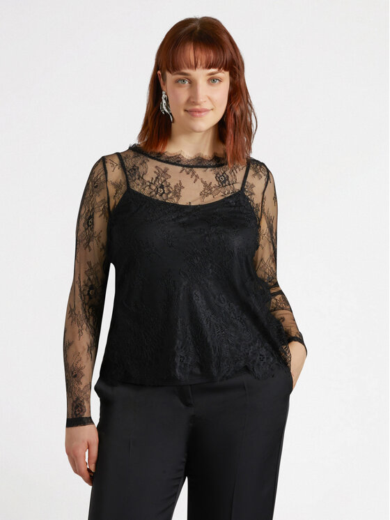 Fiorella Rubino Fiorella Rubino T-shirt G250L008562N033 Nero Regular Fit