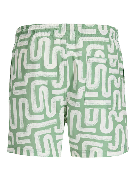 Jack & Jones Jack & Jones Badeshorts Maui Sand 12291428 Grün Regular Fit