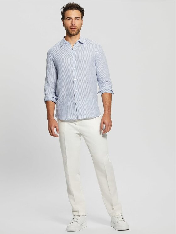 Guess Guess Camicia 163367 Blu Classic Fit