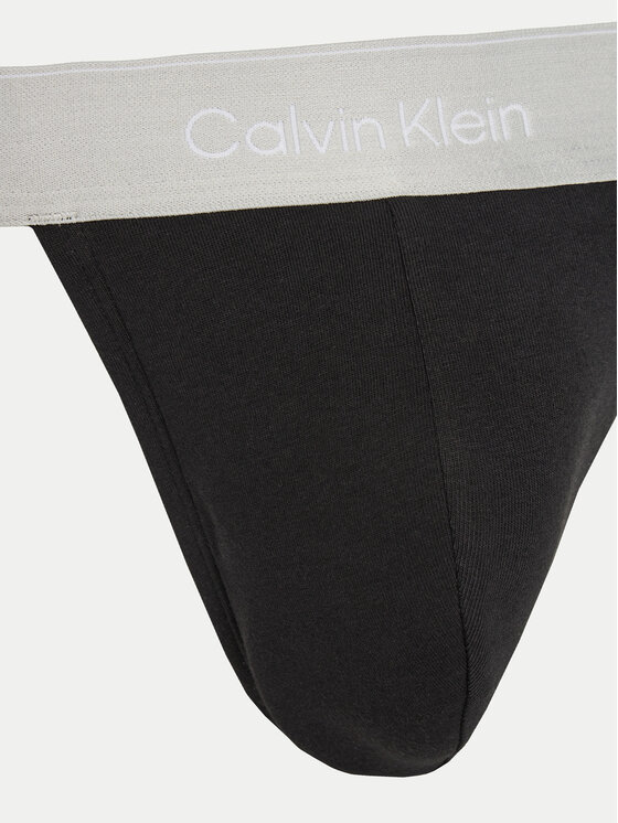 Calvin Klein Underwear Calvin Klein Underwear 3er-Set Stringtangas LV00NB4386 Schwarz