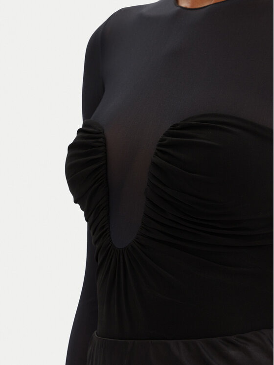 PINKO PINKO Боди Beccaccia 104998 A2GS Черен Slim Fit