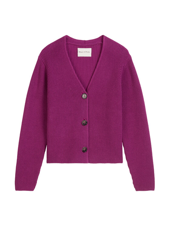 Marc O'Polo Marc O'Polo Kardigan 506 6059 61069 Fioletowy Relaxed Fit