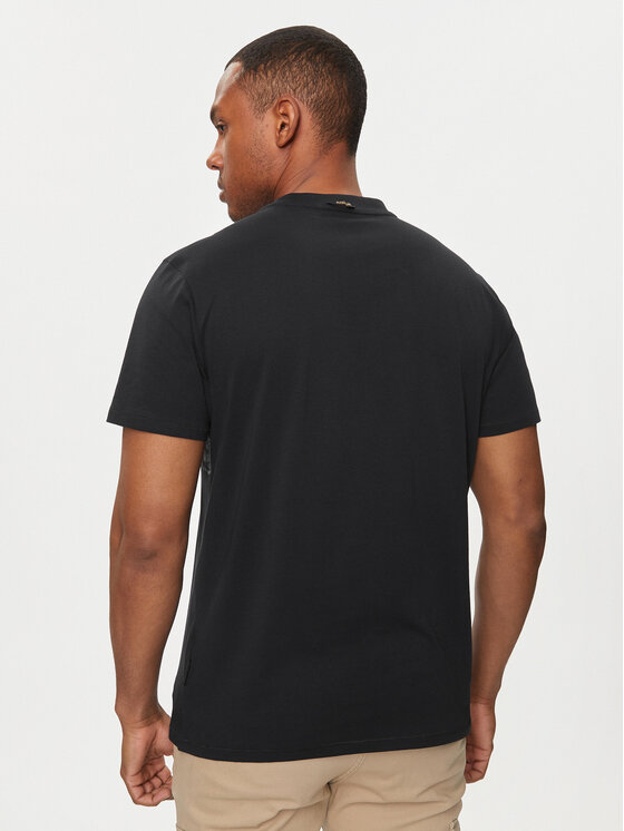 Napapijri Napapijri T-krekls S-Turin NP0A4HQG Melns Regular Fit