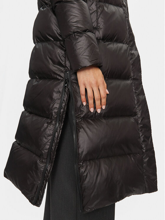 Deha Deha Пухено яке D93583 Черен Regular Fit