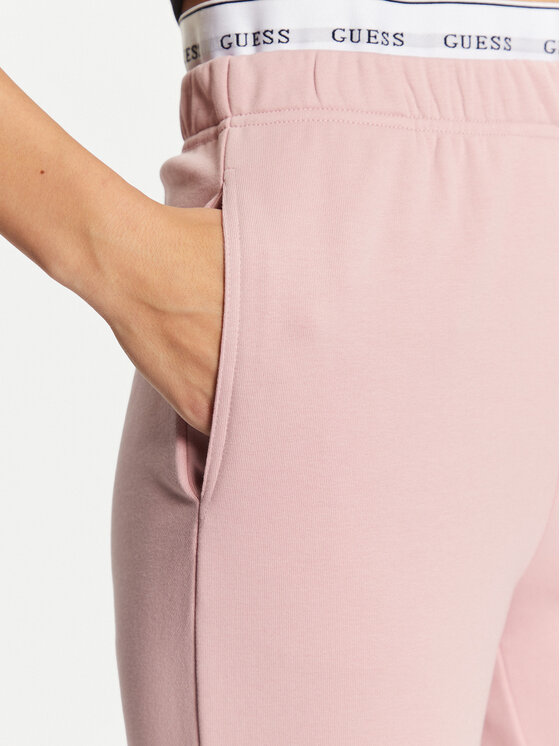 Guess Guess Pantaloni trening O5RB01 KCO31 Roz Regular Fit