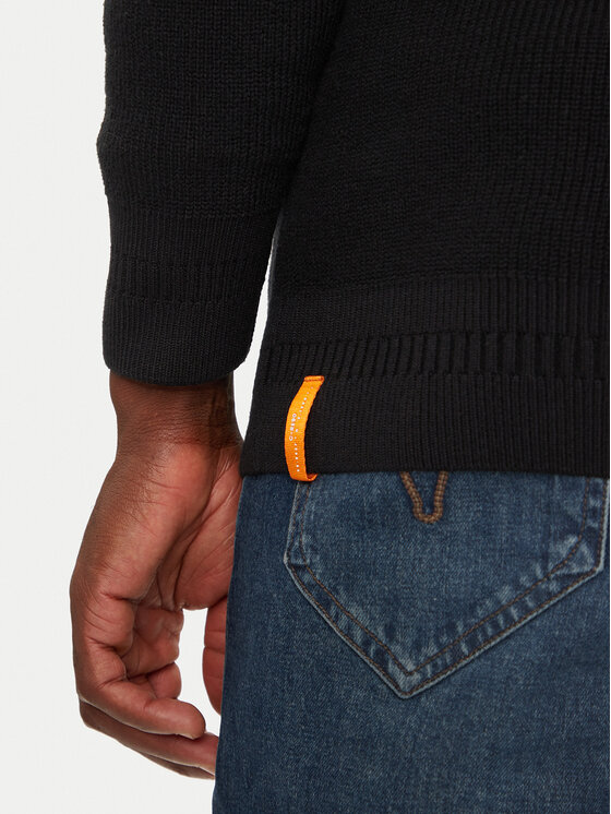 Jack&Jones Jack&Jones Sweter 12260041 Czarny Relaxed Fit