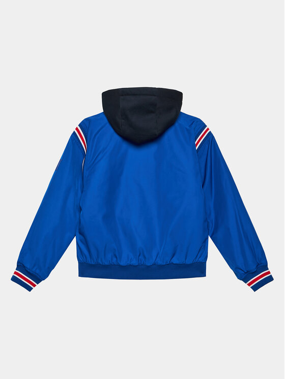 Tommy Hilfiger Tommy Hilfiger Bundy bomber Th Logo Bomber Jacket KB0KB08742 Modrá Regular Fit