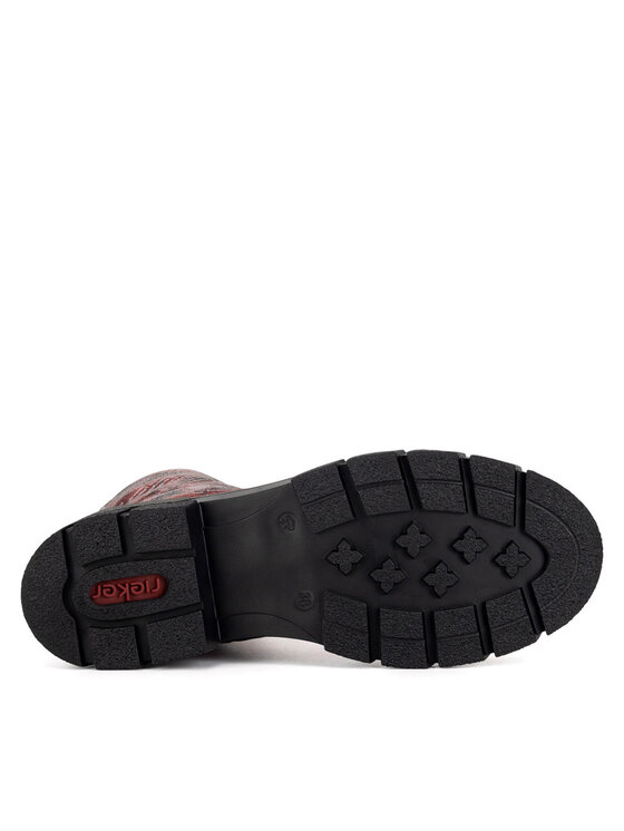Rieker Rieker Kotníková obuv Z9120-35 Červená