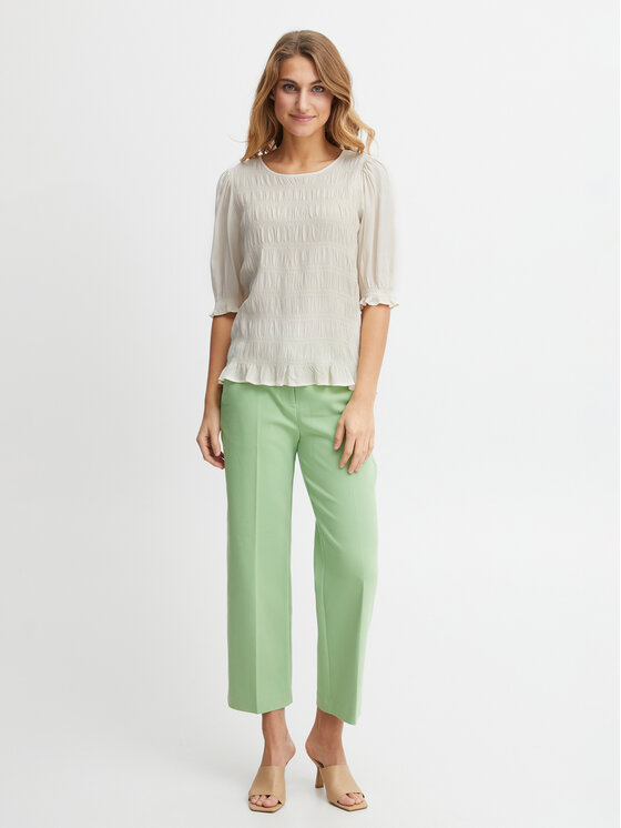 Blusa 20611903 Écru Regular Fit