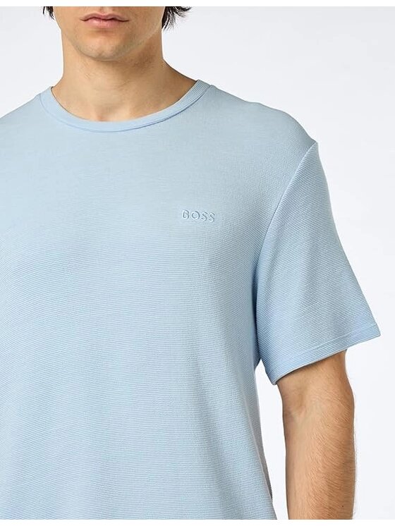 BOSS BOSS T-Shirt 50509328-450 Niebieski Regular Fit