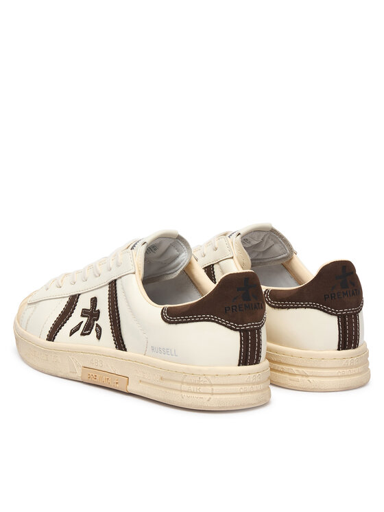 Premiata Premiata Sneakersy Russell Var 8556 Kremowy