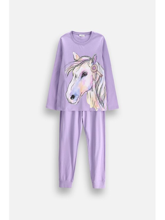 Coccodrillo Coccodrillo Pyžamo ZC6448104PJS-016 Fialová Regular Fit