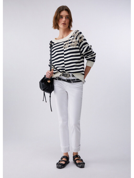 Liu Jo Liu Jo Sweter WA6219MA97PC3915 Niebieski Regular Fit