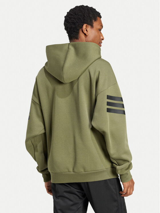 adidas adidas Sweatshirt Future Icons 3-Stripes JD4856 Grün Regular Fit