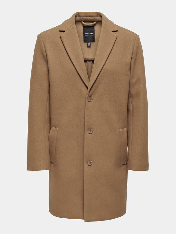 Only & Sons Only & Sons Pārejas mētelis 22025815 Brūns Regular Fit