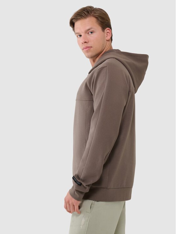 4F 4F Felpa 4FWSS25TSWSM1537-80S Marrone Regular Fit
