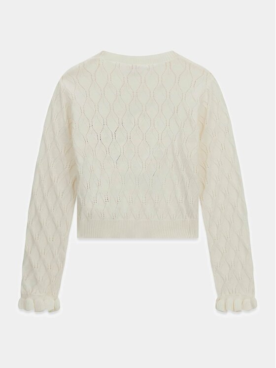 Guess Kids Guess Kids Sweter 181416 Biały Classic Fit
