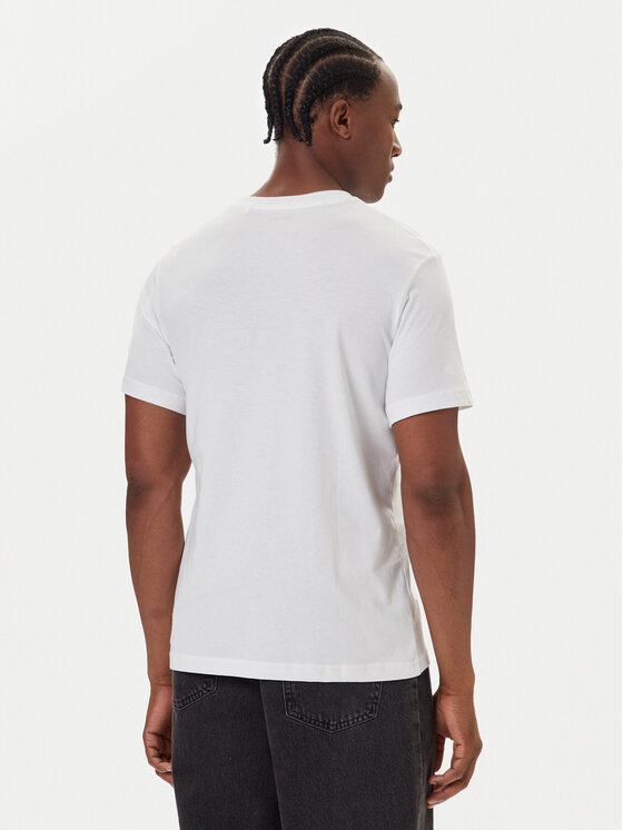 Mustang Mustang T-Shirt Akron 1016864 Weiß Relaxed Fit