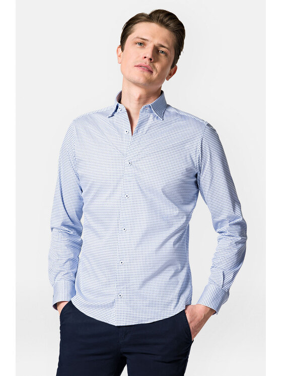 Lancerto Lancerto Koszula Torey KO073222000030 Niebieski Slim Fit