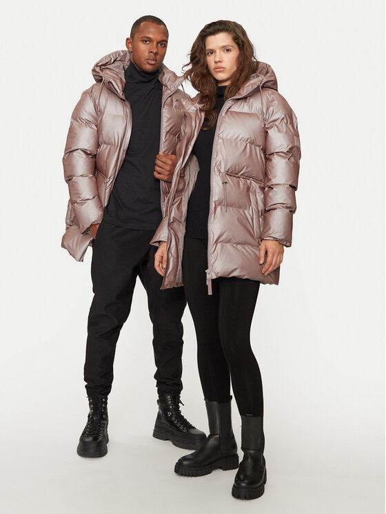 Rains Rains Télikabát 15160 Rózsaszín Relaxed Fit