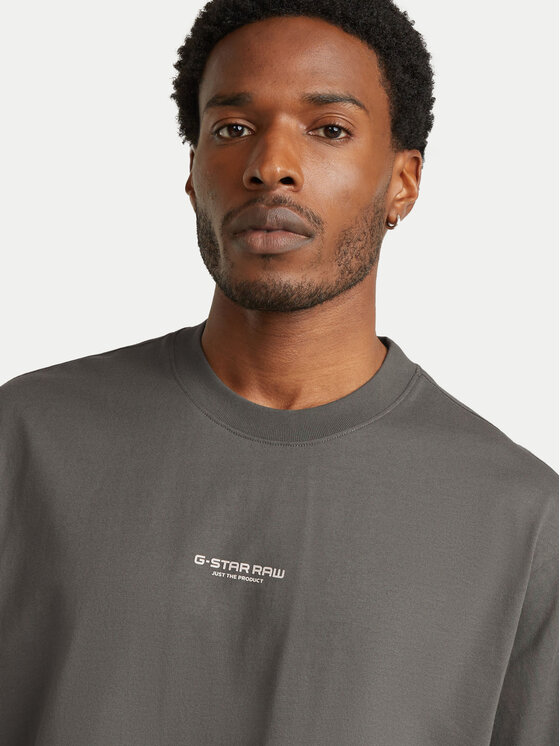 G-Star Raw G-Star Raw Majica D24780-C336 Siva Boxy Fit