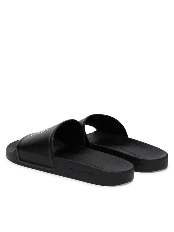 KARL LAGERFELD KARL LAGERFELD Şlapi KL70008C Negru