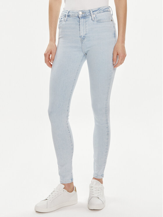 Tommy Hilfiger Jeans Harlem WW0WW41311 Celeste Skinny Fit, taglia : 32_28
