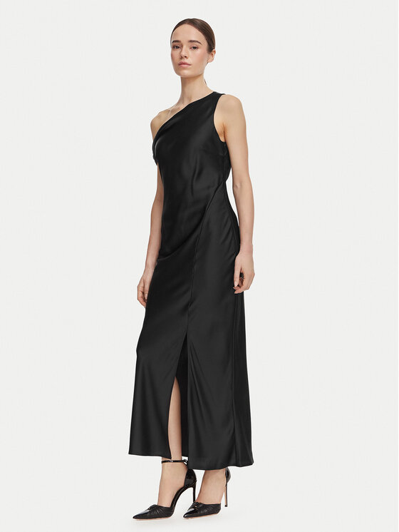HUGO Sukienka koktajlowa 50570920 Czarny Slim Fit