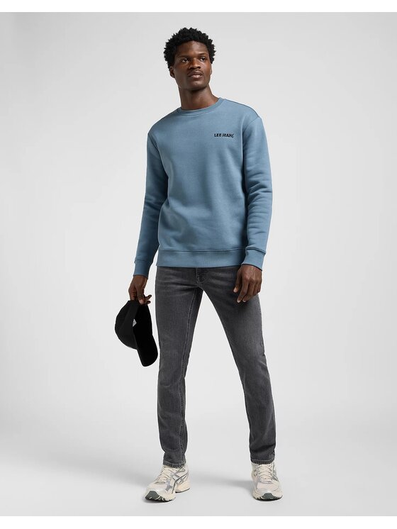 Lee Lee Bluza REGULAR CORE SWS Niebieski Regular Fit