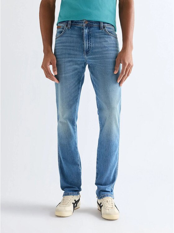 Wrangler Wrangler Jeansy TEXAS SLIM Niebieski Slim Fit