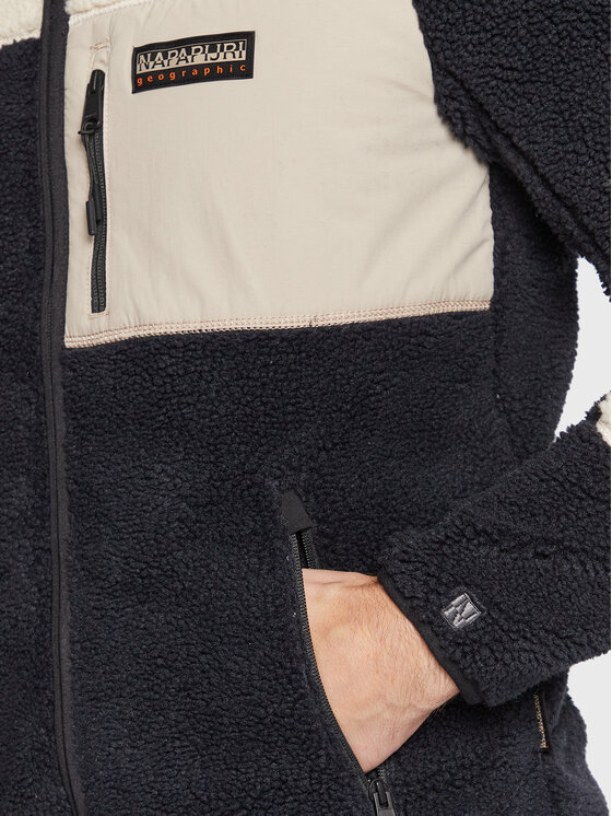 Napapijri Napapijri Fleece Yupik Fz 3 NP0A4GNT Μαύρο Regular Fit