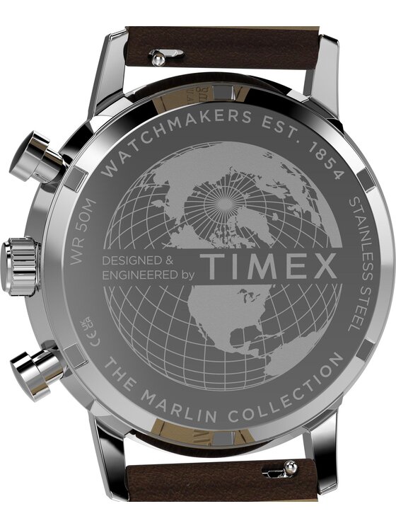 Timex Timex Hodinky TW2Y66600 Hnedá