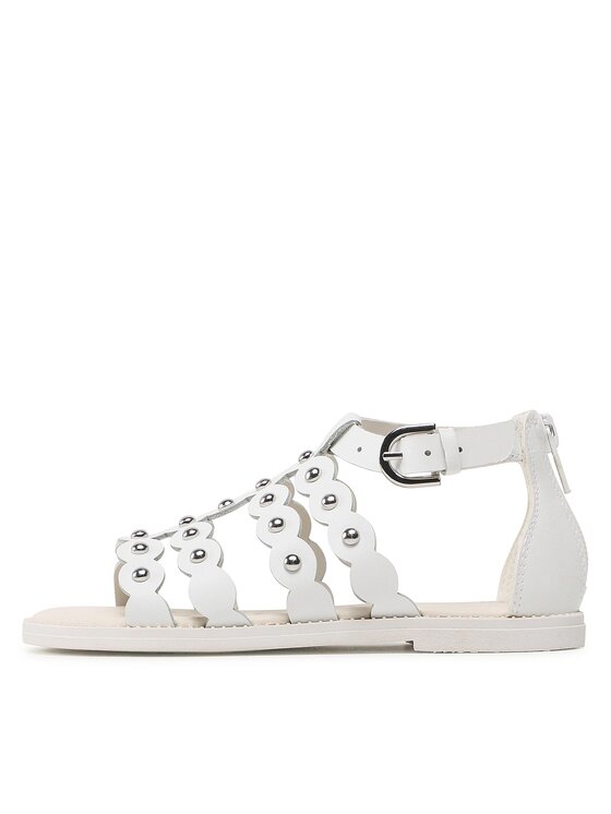 Geox Geox Σανδάλια J Sandal Karly Girl J3535D043BCC1000 S Λευκό