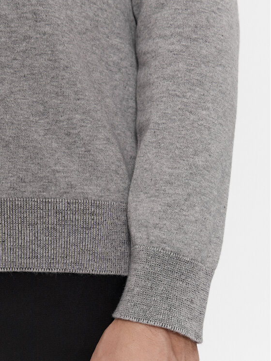 Calvin Klein Calvin Klein Sweter K10K112735 Szary Regular Fit