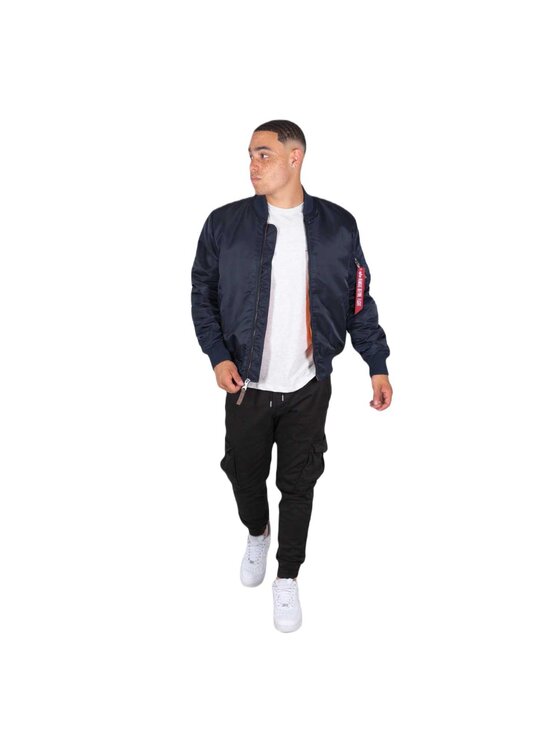 Alpha Industries Alpha Industries Bundy bomber AI.191118-07-3XL Tmavomodrá Vintage Fit
