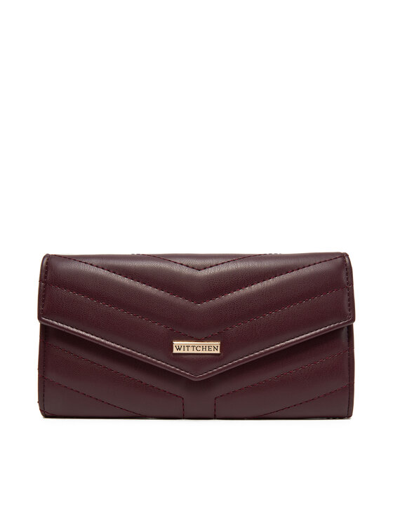 WITTCHEN WITTCHEN Velika ženska denarnica 99-1Y-515-3 Bordo rdeča