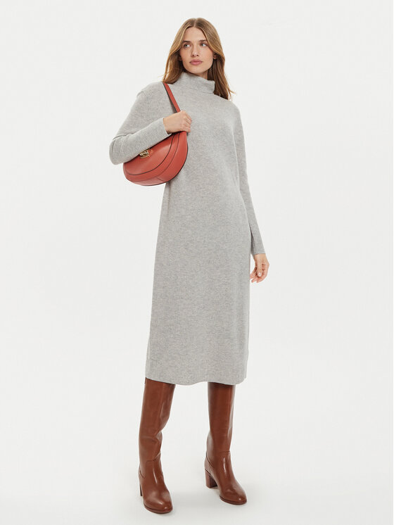 Tommy Hilfiger Tommy Hilfiger Трикотажна сукня WW0WW43080 Сірий Regular Fit