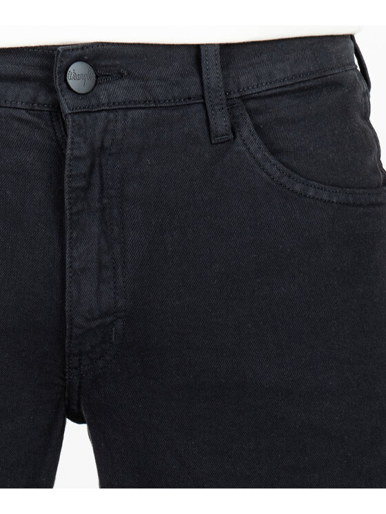 Wrangler Wrangler Jeansy 112362309 Czarny Straight Fit
