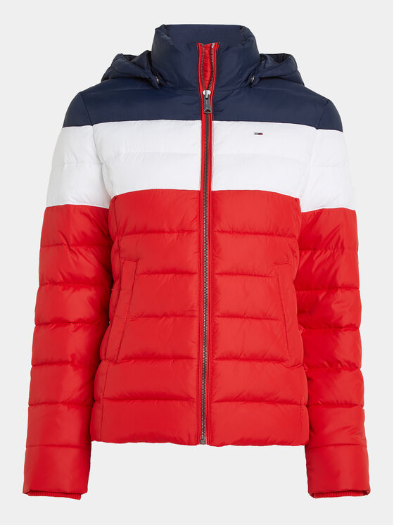 Tommy Jeans Tommy Jeans Zimní bunda Colorblock DW0DW17257 Barevná Slim Fit