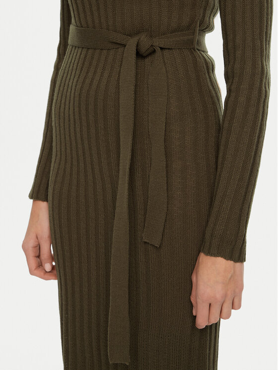 Brave Soul Brave Soul Džemper haljina LKD-230MURPHYB Kaki Regular Fit