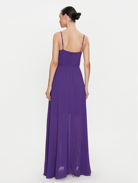 Morgan Morgan Sukienka wieczorowa 241-REVALA Fioletowy Loose Fit