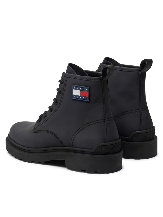 Tommy Jeans Tommy Jeans Schnürstiefeletten EM0EM01447 Schwarz