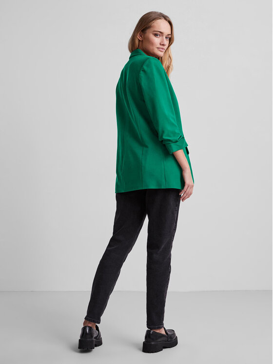 Pieces Pieces Zakó 17090996 Zöld Regular Fit